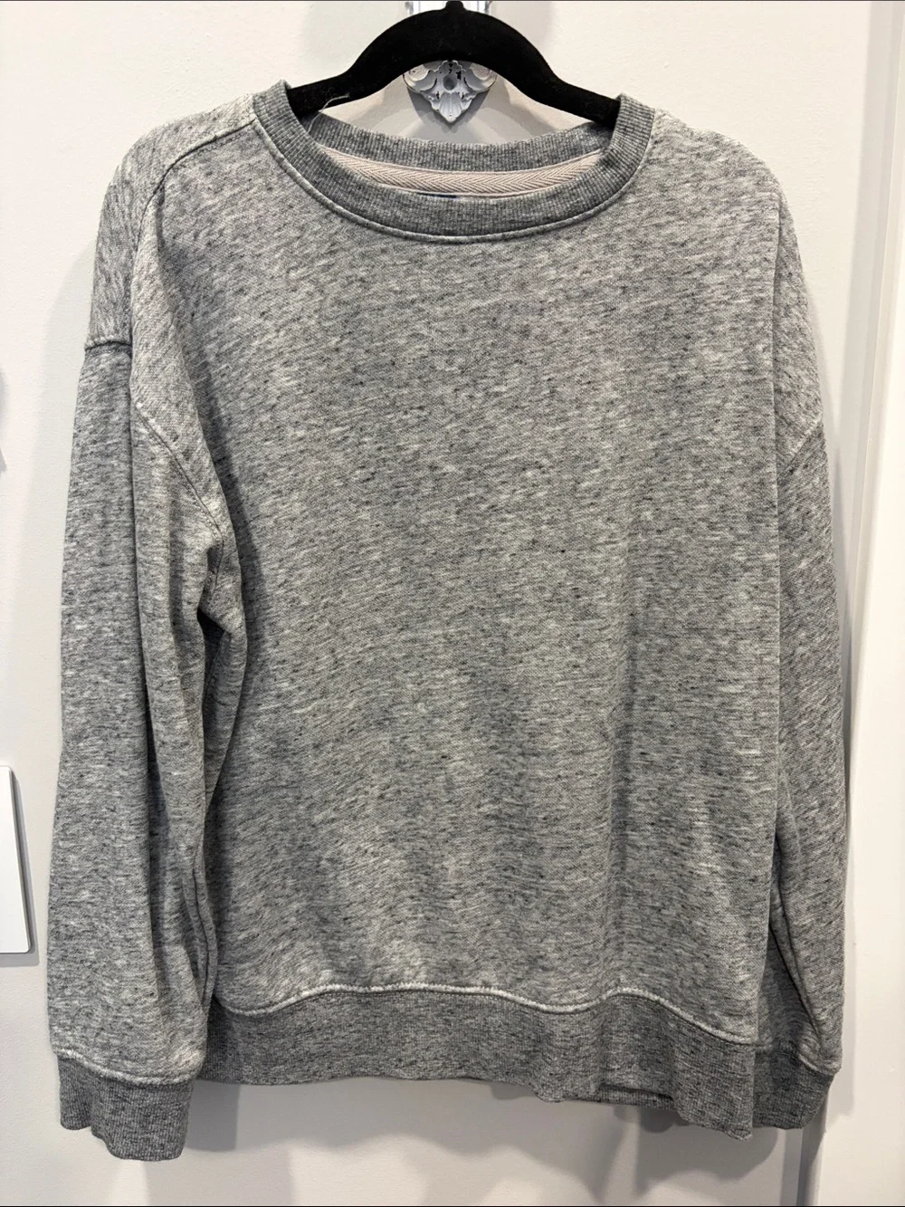 Old Navy Light Heather Gray Pullover Sweatshirt